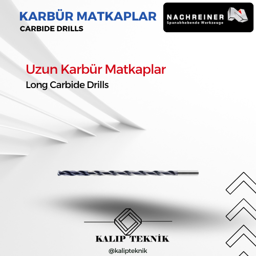  Uzun Karbür Matkaplar